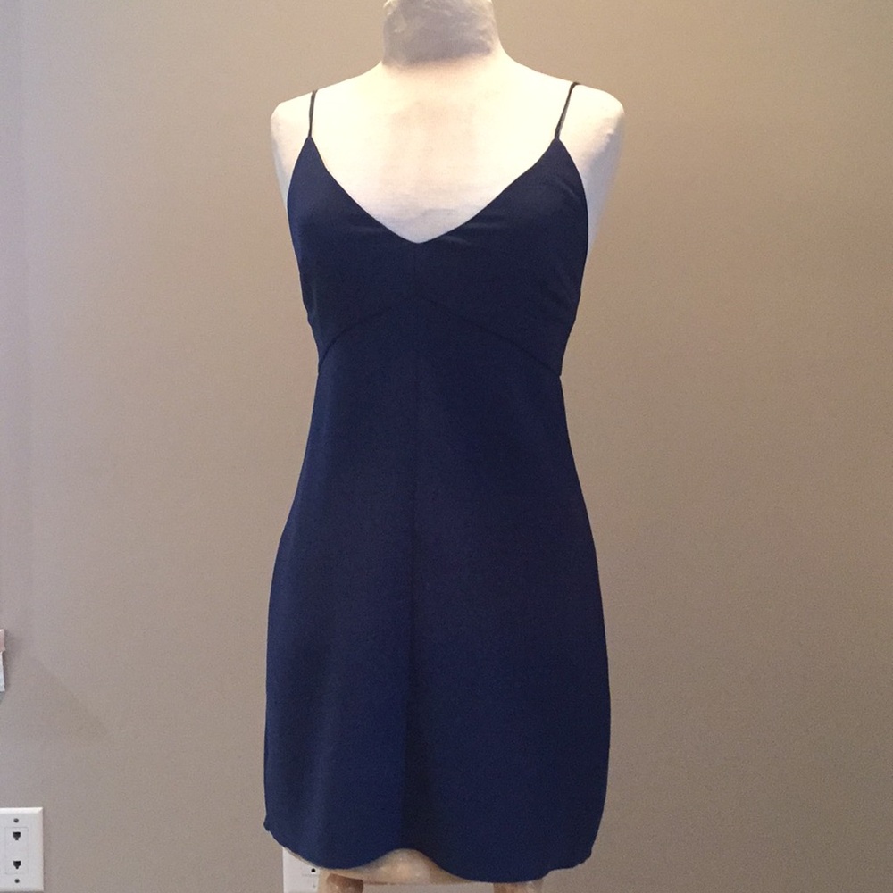 Wilfred for Aritzia Slate Blue Dress